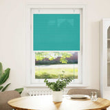 Vidaxl plissé rolgordijn 80x100 cm stofbreedte 79,4 cm petrol groen