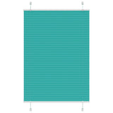 Vidaxl plissé rolgordijn 95x100 cm stofbreedte 94,4 cm petrol groen