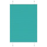 Vidaxl plissé rolgordijn 95x150 cm stofbreedte 94,4 cm petrol groen