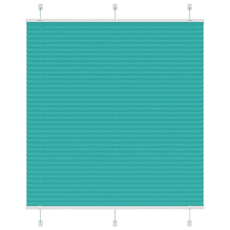 Vidaxl plissé rolgordijn 120x150cm stofbreedte 119,4cm petrol groen