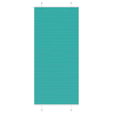 Vidaxl plissé rolgordijn 95x200 cm stofbreedte 94,4 cm petrol groen