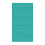 Vidaxl plissé rolgordijn 110x200cm stofbreedte 109,4cm petrol groen