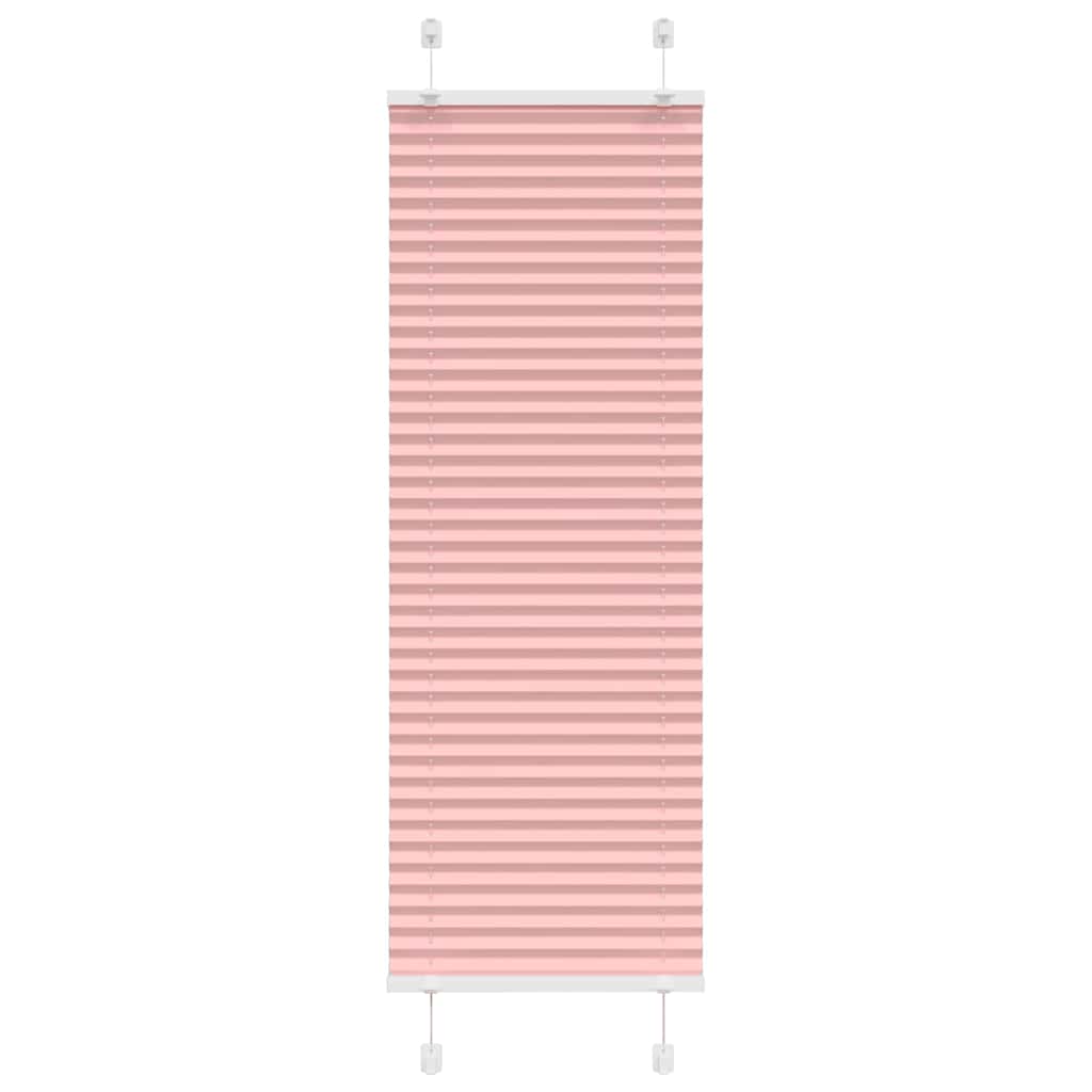 Vidaxl plissé rolgordijn 45x100 cm stofbreedte 44,4 cm polyester roze