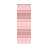 Vidaxl plissé rolgordijn 45x100 cm stofbreedte 44,4 cm polyester roze