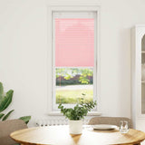 Vidaxl plissé rolgordijn 45x100 cm stofbreedte 44,4 cm polyester roze