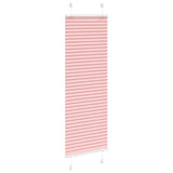 Vidaxl plissé rolgordijn 45x100 cm stofbreedte 44,4 cm polyester roze