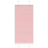 Vidaxl plissé rolgordijn 65x100 cm stofbreedte 64,4 cm polyester roze