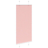 Vidaxl plissé rolgordijn 65x100 cm stofbreedte 64,4 cm polyester roze