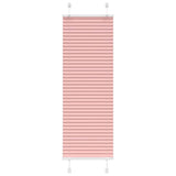 Vidaxl plissé rolgordijn 50x150 cm stofbreedte 49,4 cm polyester roze
