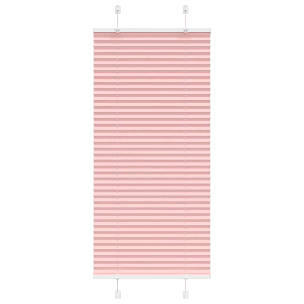 Vidaxl plissé rolgordijn 65x150 cm stofbreedte 64,4 cm polyester roze