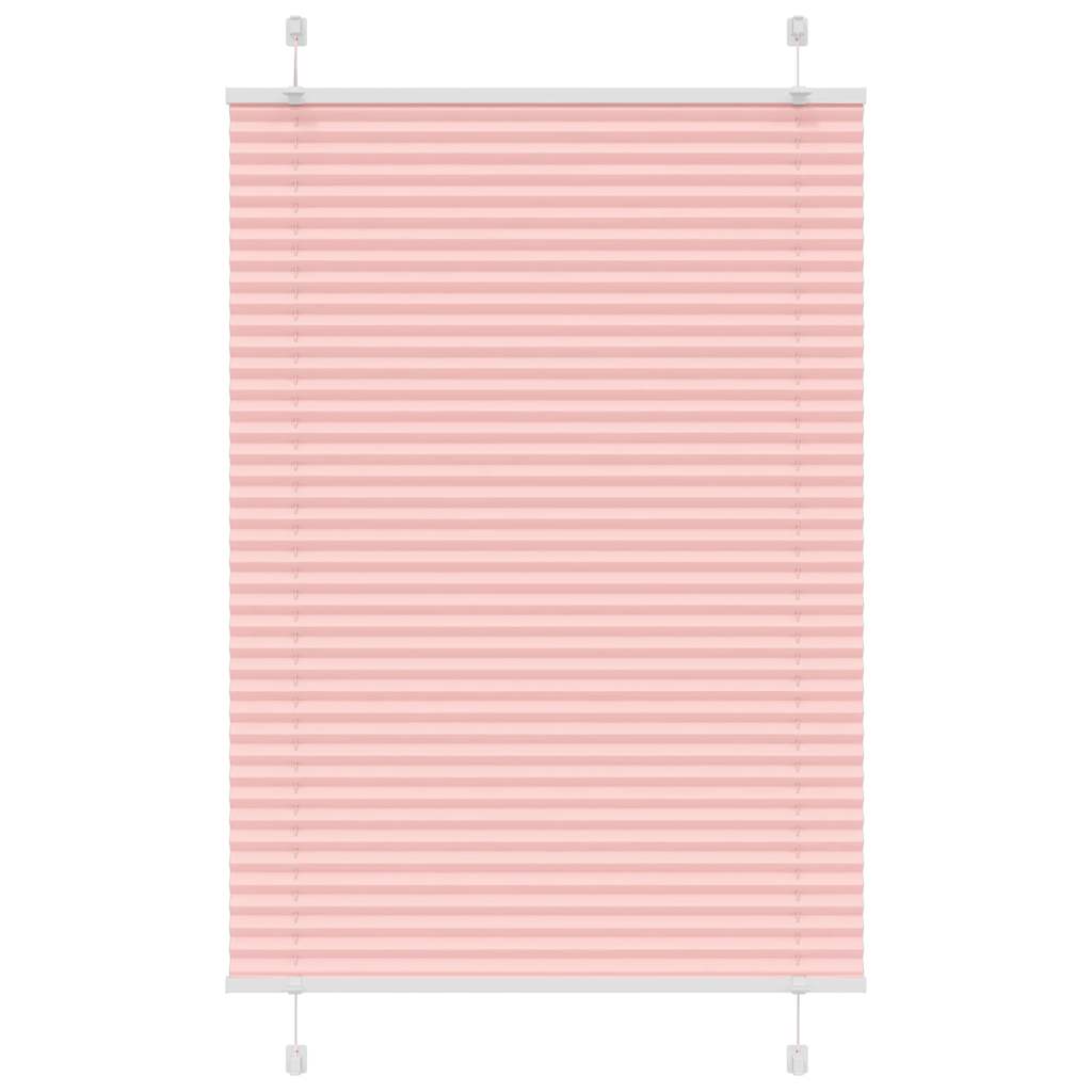 Vidaxl plissé rolgordijn 90x150 cm stofbreedte 89,4 cm polyester roze