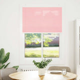 Vidaxl plissé rolgordijn 90x150 cm stofbreedte 89,4 cm polyester roze