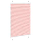 Vidaxl plissé rolgordijn 90x150 cm stofbreedte 89,4 cm polyester roze