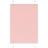 Vidaxl plissé rolgordijn 95x150 cm stofbreedte 94,4 cm polyester roze