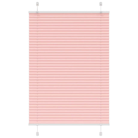 Vidaxl plissé rolgordijn 95x150 cm stofbreedte 94,4 cm polyester roze