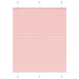 Vidaxl plissé rolgordijn 110x150cm stofbreedte 109,4cm polyester roze