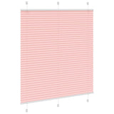 Vidaxl plissé rolgordijn 120x150cm stofbreedte 119,4cm polyester roze
