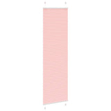 Vidaxl plissé rolgordijn 55x200 cm stofbreedte 54,4 cm polyester roze