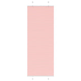 Vidaxl plissé rolgordijn 80x200 cm stofbreedte 79,4 cm polyester roze