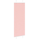 Vidaxl plissé rolgordijn 80x200 cm stofbreedte 79,4 cm polyester roze