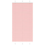 Vidaxl plissé rolgordijn 110x200cm stofbreedte 109,4cm polyester roze