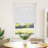 Vidaxl plissé rolgordijn 70x100 cm stofbreedte 69,4 cm polyester wit