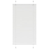 Vidaxl plissé rolgordijn 80x100 cm stofbreedte 79,4 cm polyester wit