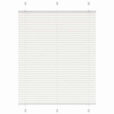 Vidaxl plissé rolgordijn 110x100cm stofbreedte 109,4cm polyester wit