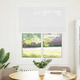 Vidaxl plissé rolgordijn 110x100cm stofbreedte 109,4cm polyester wit