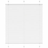 Vidaxl plissé rolgordijn 115x100cm stofbreedte 114,4cm polyester wit