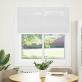 Vidaxl plissé rolgordijn 115x100cm stofbreedte 114,4cm polyester wit