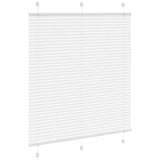 Vidaxl plissé rolgordijn 115x100cm stofbreedte 114,4cm polyester wit