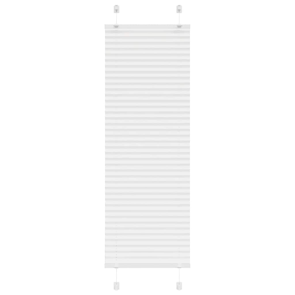 Vidaxl plissé rolgordijn 40x150 cm stofbreedte 39,4 cm polyester wit