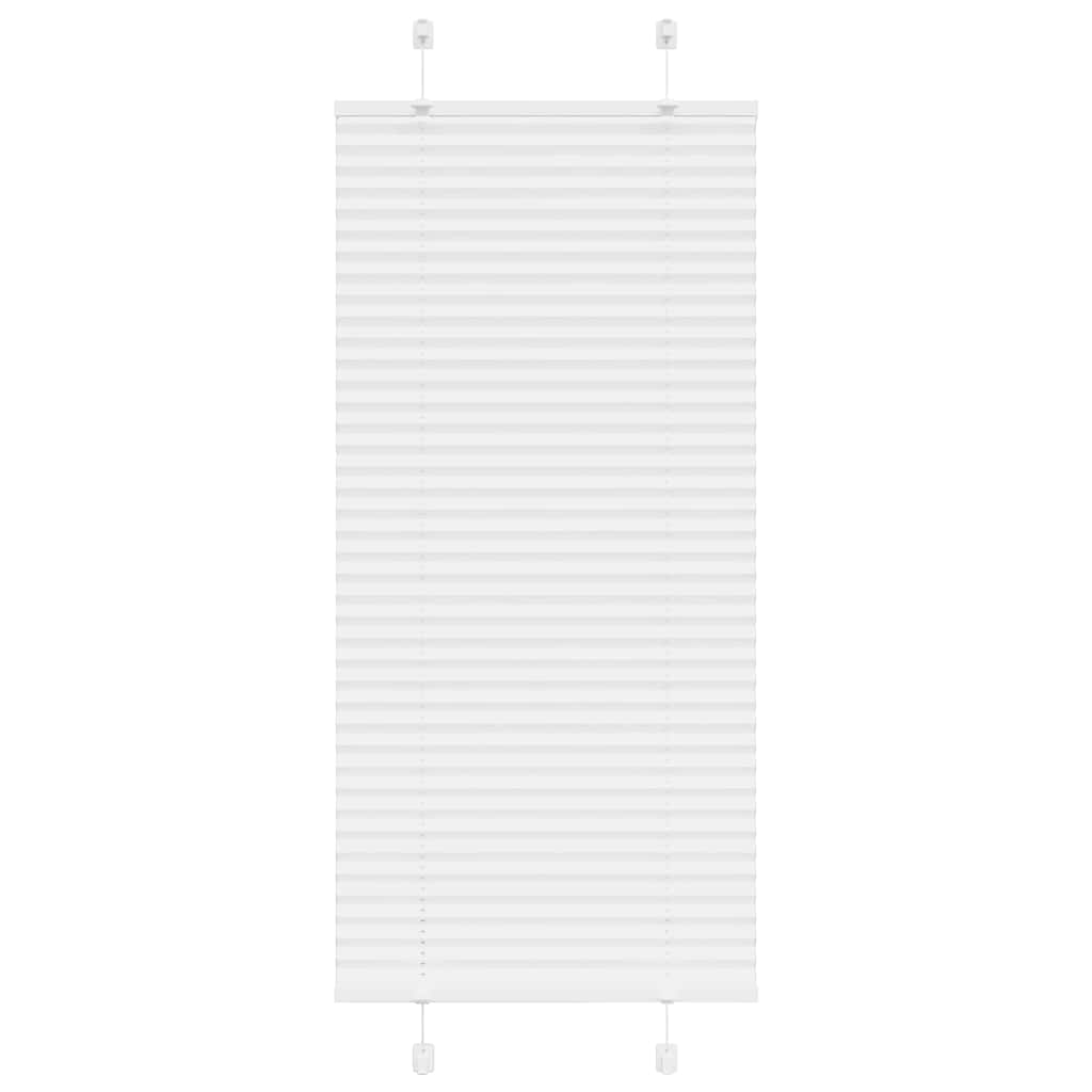 Vidaxl plissé rolgordijn 60x150 cm stofbreedte 59,4 cm polyester wit