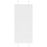 Vidaxl plissé rolgordijn 65x150 cm stofbreedte 64,4 cm polyester wit