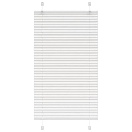 Vidaxl plissé rolgordijn 70x150 cm stofbreedte 69,4 cm polyester wit