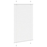Vidaxl plissé rolgordijn 70x150 cm stofbreedte 69,4 cm polyester wit