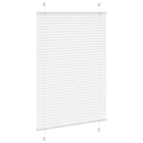 Vidaxl plissé rolgordijn 90x150 cm stofbreedte 89,4 cm polyester wit