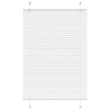 Vidaxl plissé rolgordijn 95x150 cm stofbreedte 94,4 cm polyester wit
