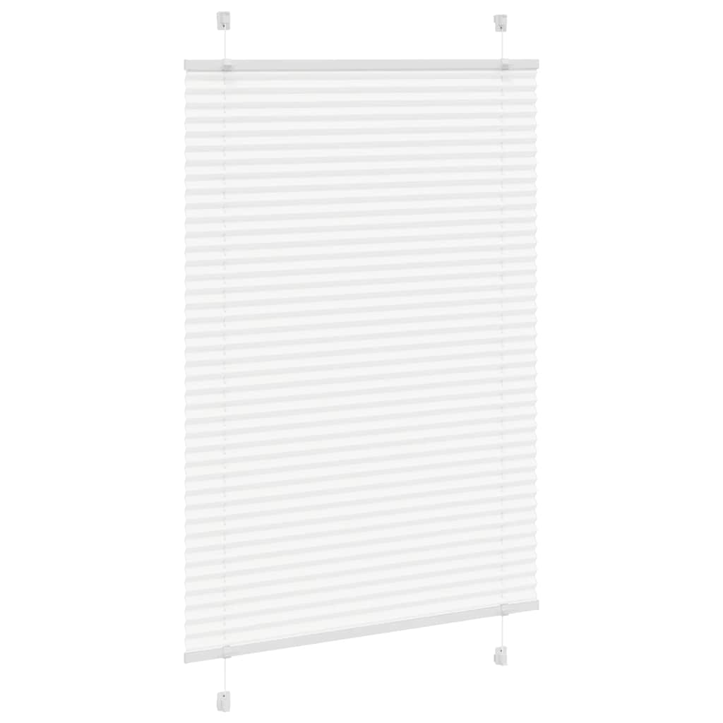 Vidaxl plissé rolgordijn 95x150 cm stofbreedte 94,4 cm polyester wit