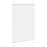 Vidaxl plissé rolgordijn 95x150 cm stofbreedte 94,4 cm polyester wit