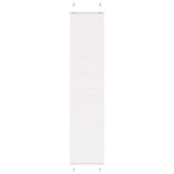 Vidaxl plissé rolgordijn 45x200 cm stofbreedte 44,4 cm polyester wit