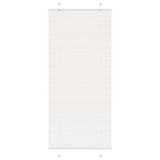 Vidaxl plissé rolgordijn 85x200 cm stofbreedte 84,4 cm polyester wit