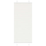 Vidaxl plissé rolgordijn 100x200 cm stofbreedte 99,4cm polyester wit