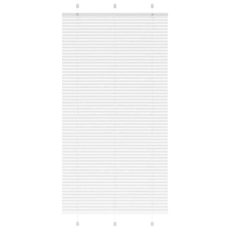 Vidaxl plissé rolgordijn 105x200 cm stofbreedte 104,4cm polyester wit
