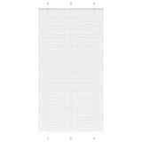 Vidaxl plissé rolgordijn 110x200 cm stofbreedte 109,4cm polyester wit