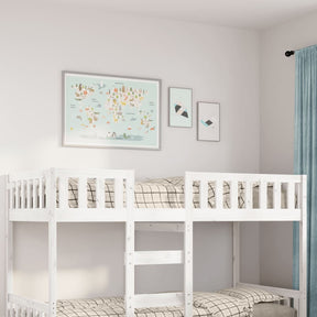 Vidaxl kinderbed zonder matras massief grenenhout wit 90x190 cm