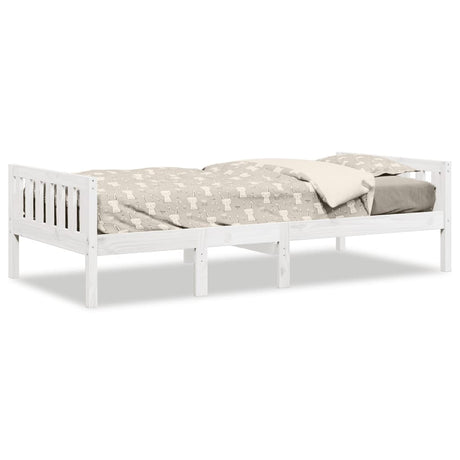 Vidaxl kinderbed zonder matras massief grenenhout wit 90x200 cm