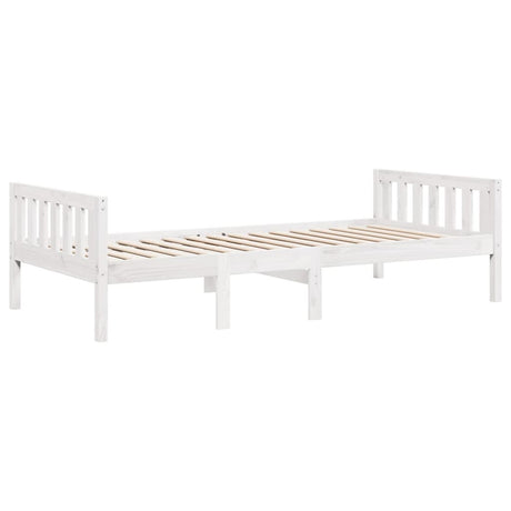 Vidaxl kinderbed zonder matras massief grenenhout wit 90x200 cm