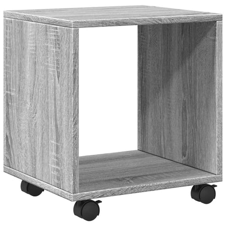 Vidaxl rolkast 37x33x42,5 cm bewerkt hout grijs sonoma eiken kleurig